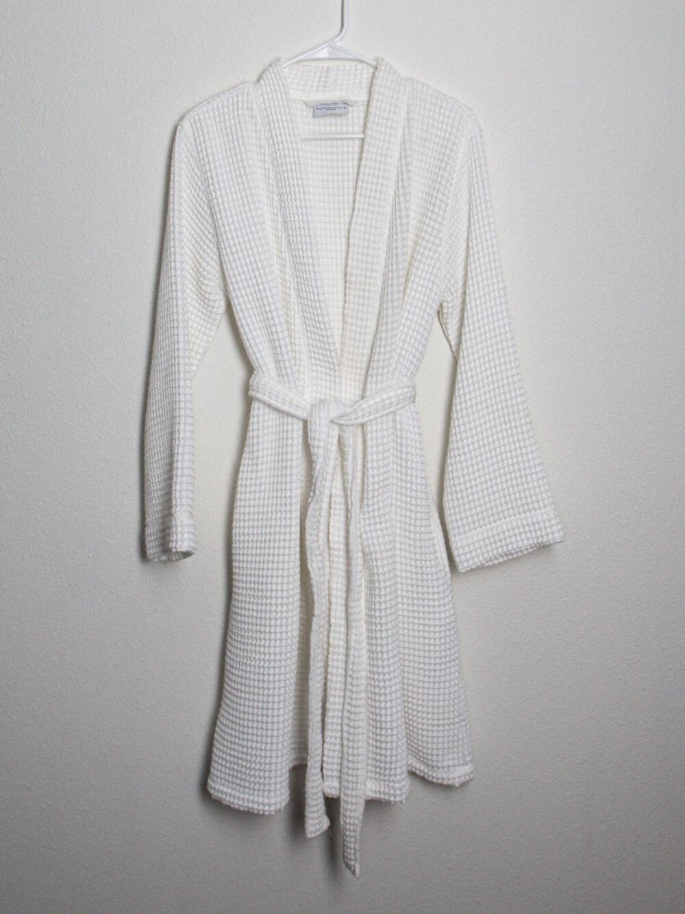 Parachute Waffle Robe Medium White Spa Bathrobe